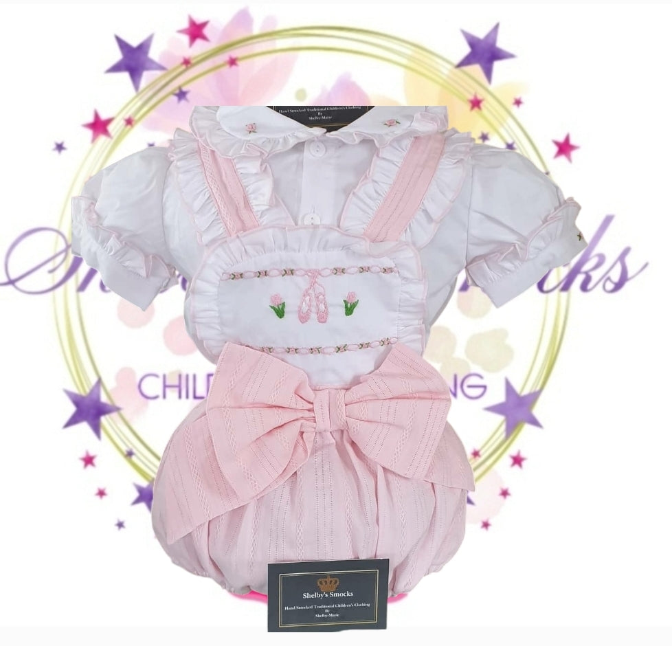 Pink Ballet Shoes Set MADE TO ORDER