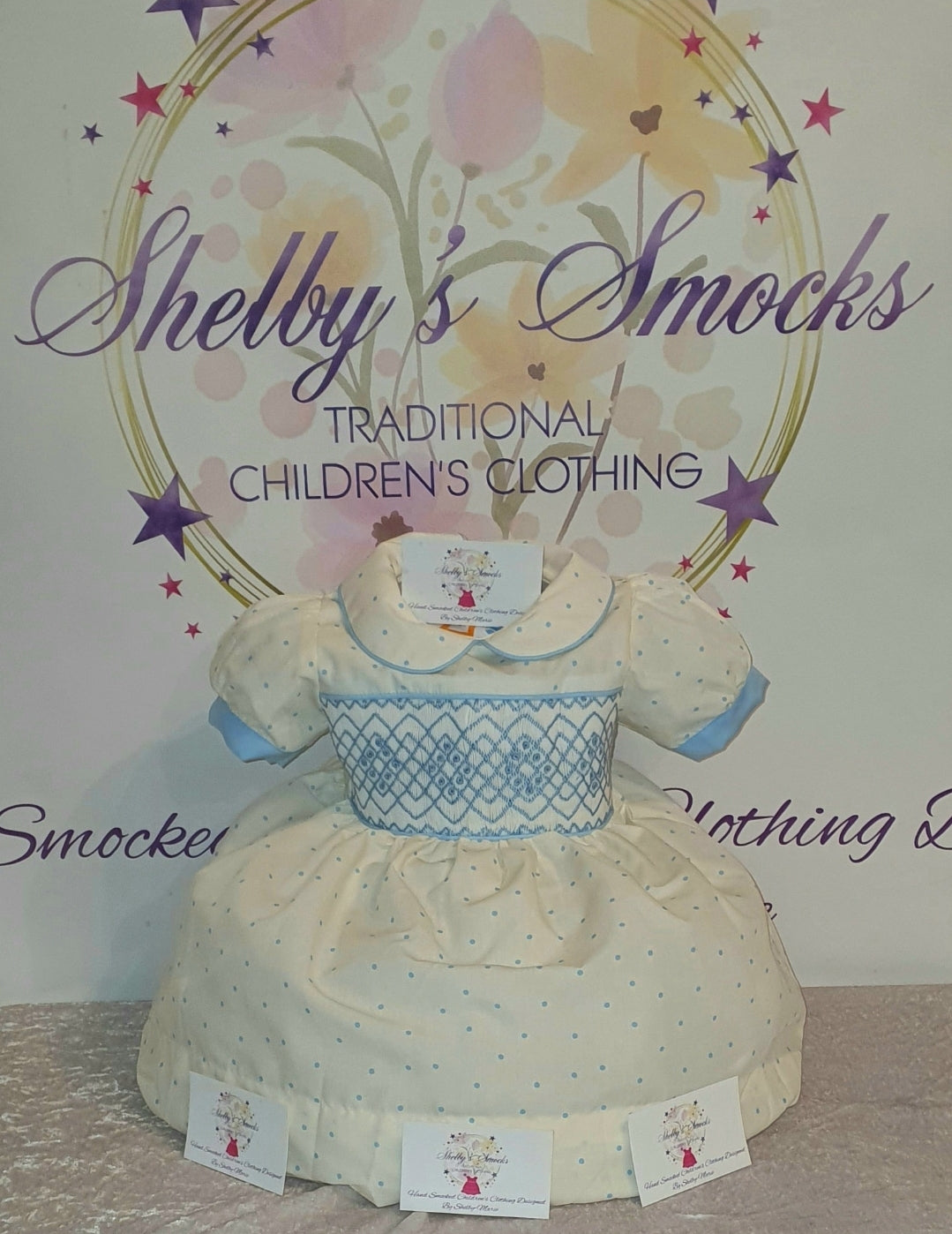 Powder Blue & Cream MADE TO ORDER