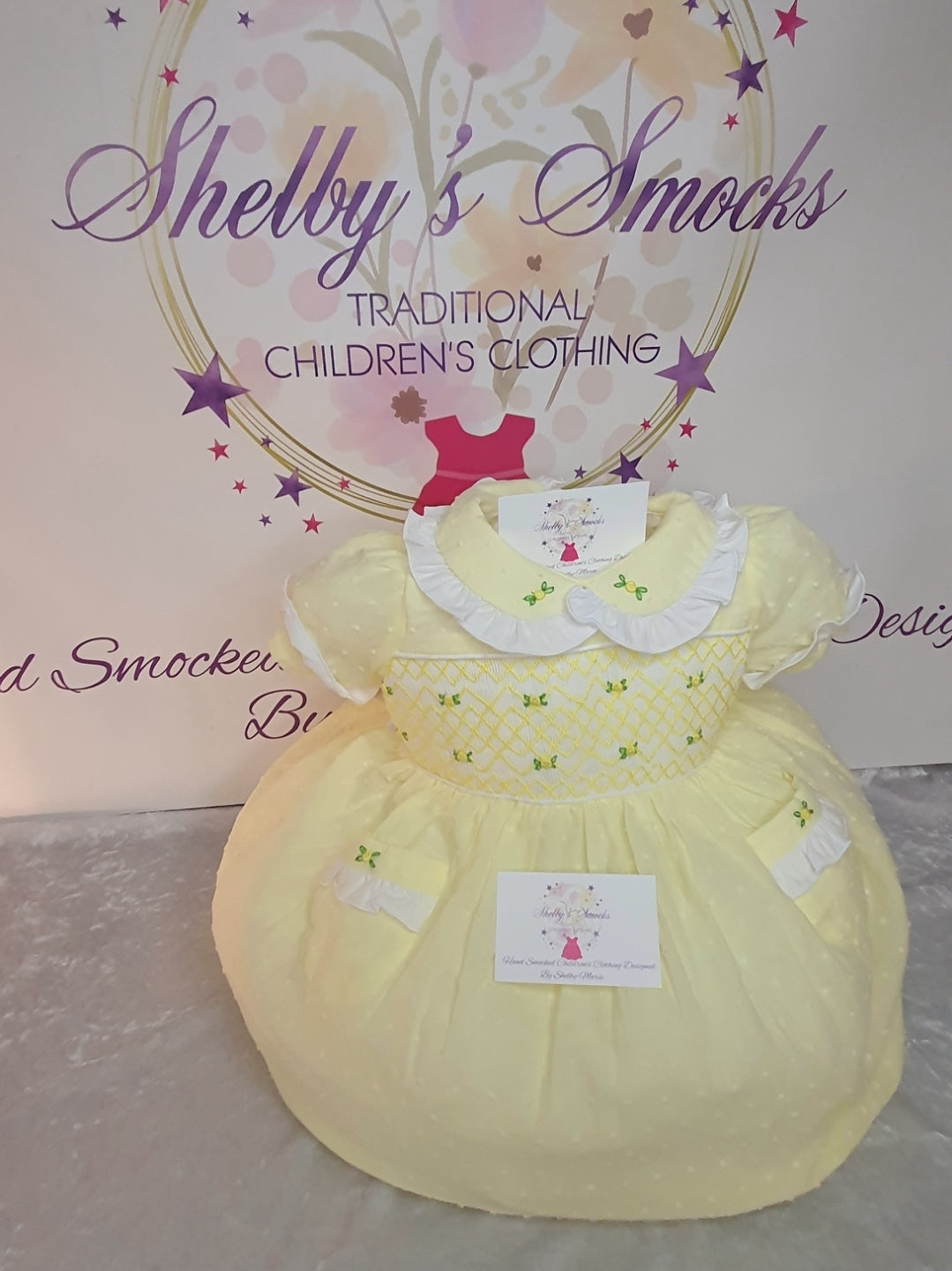 Lemon Swiss Dot MADE TO ORDER