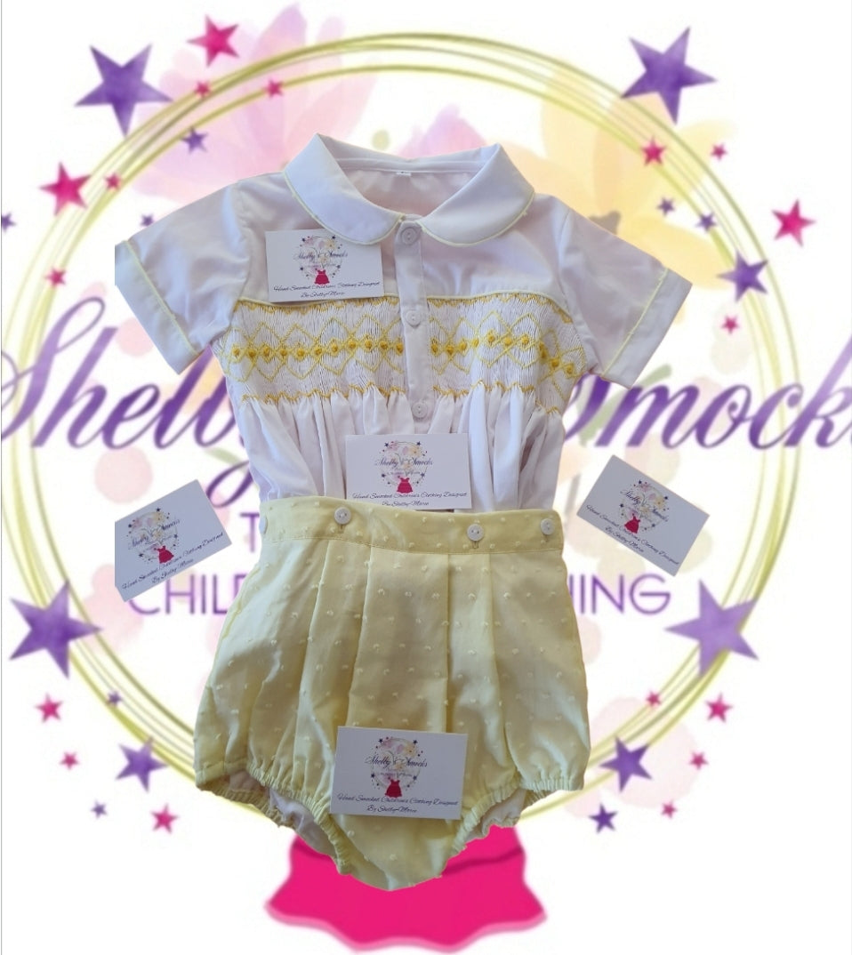 Lemon swiss dot MADE TO ORDER