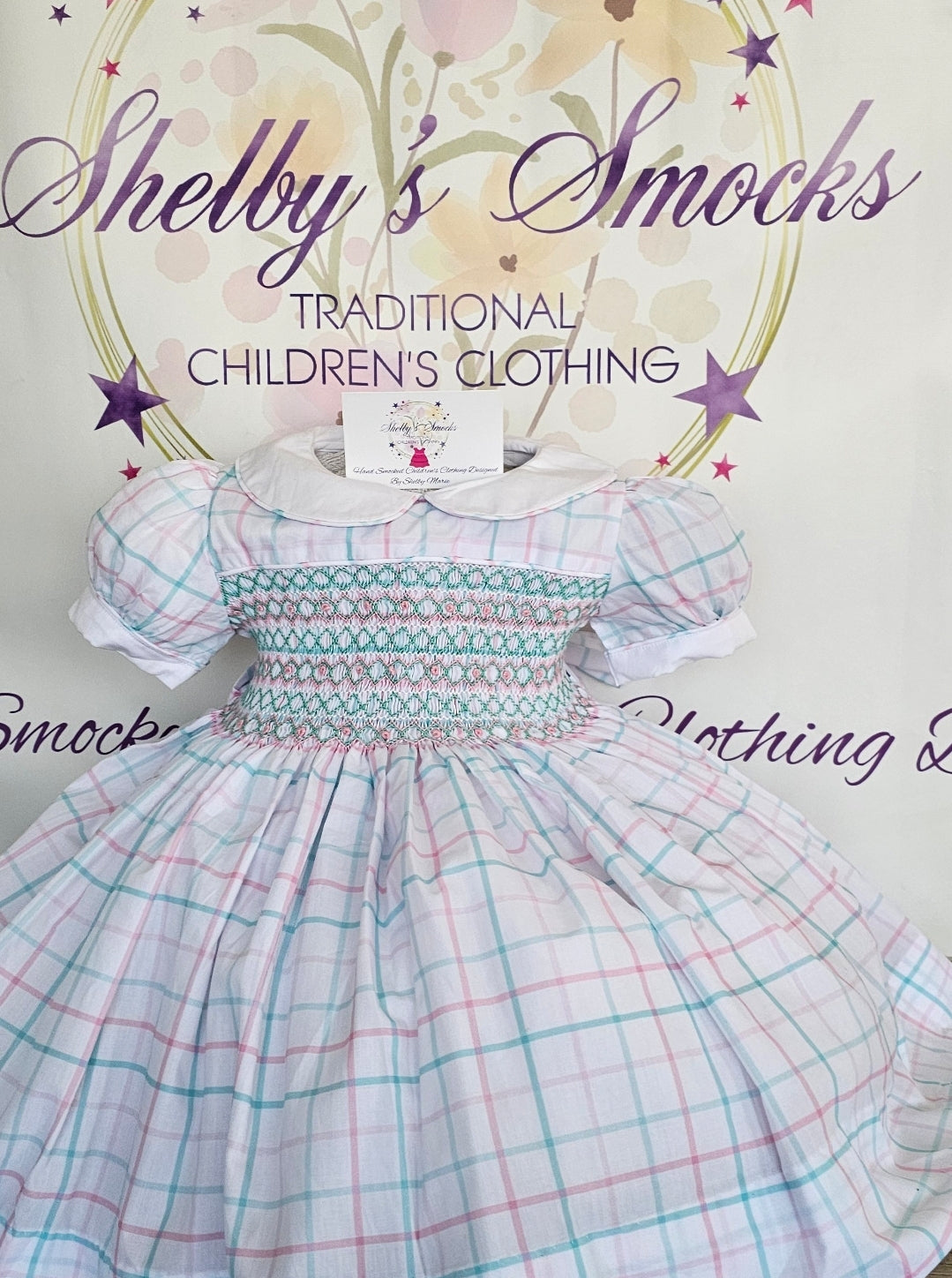 Pink, Mint & White Plaid MADE TO ORDER