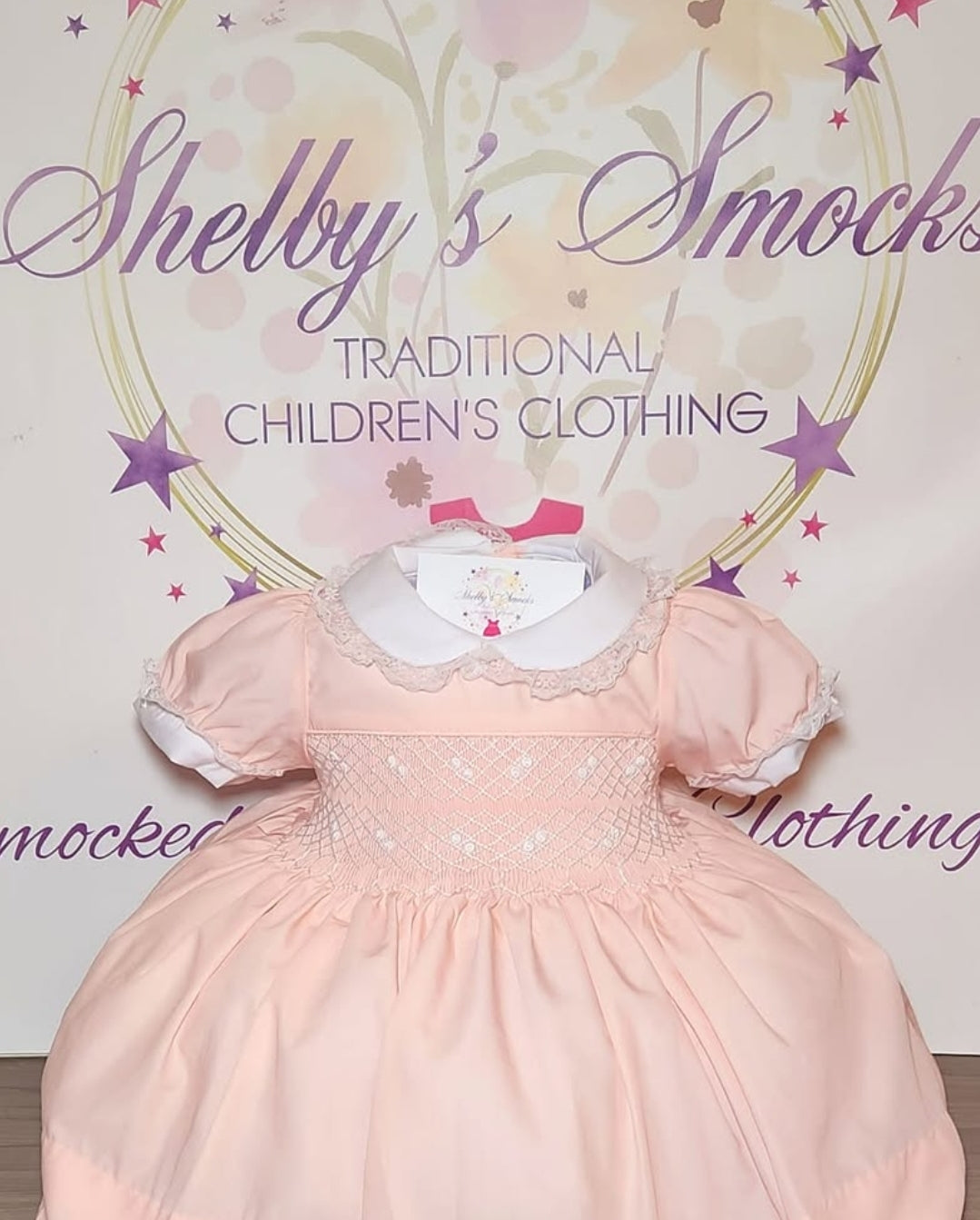 Peach & White MADE TO ORDER