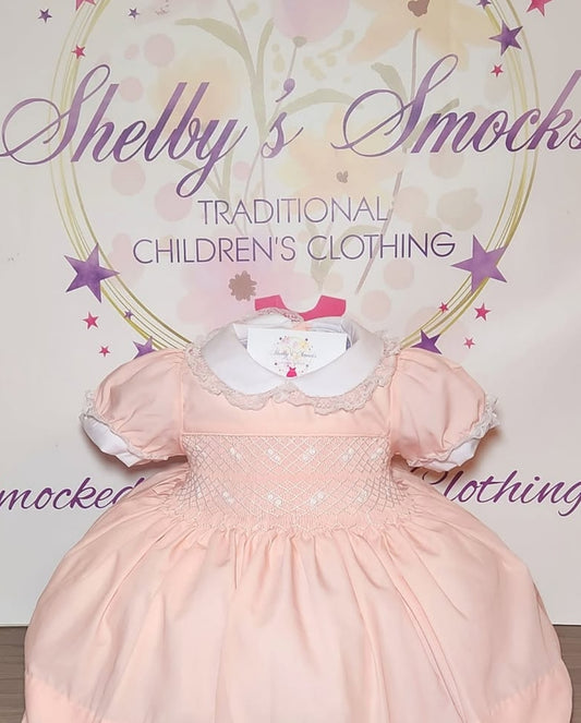 Peach & White MADE TO ORDER