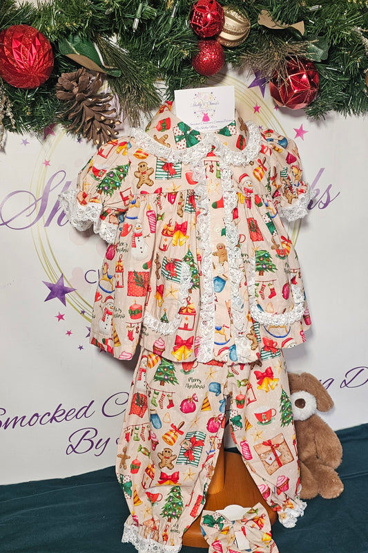 Girls Christmas Pjs