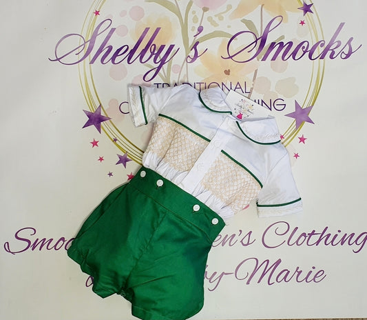 Green cotton set MADE TO ORDER